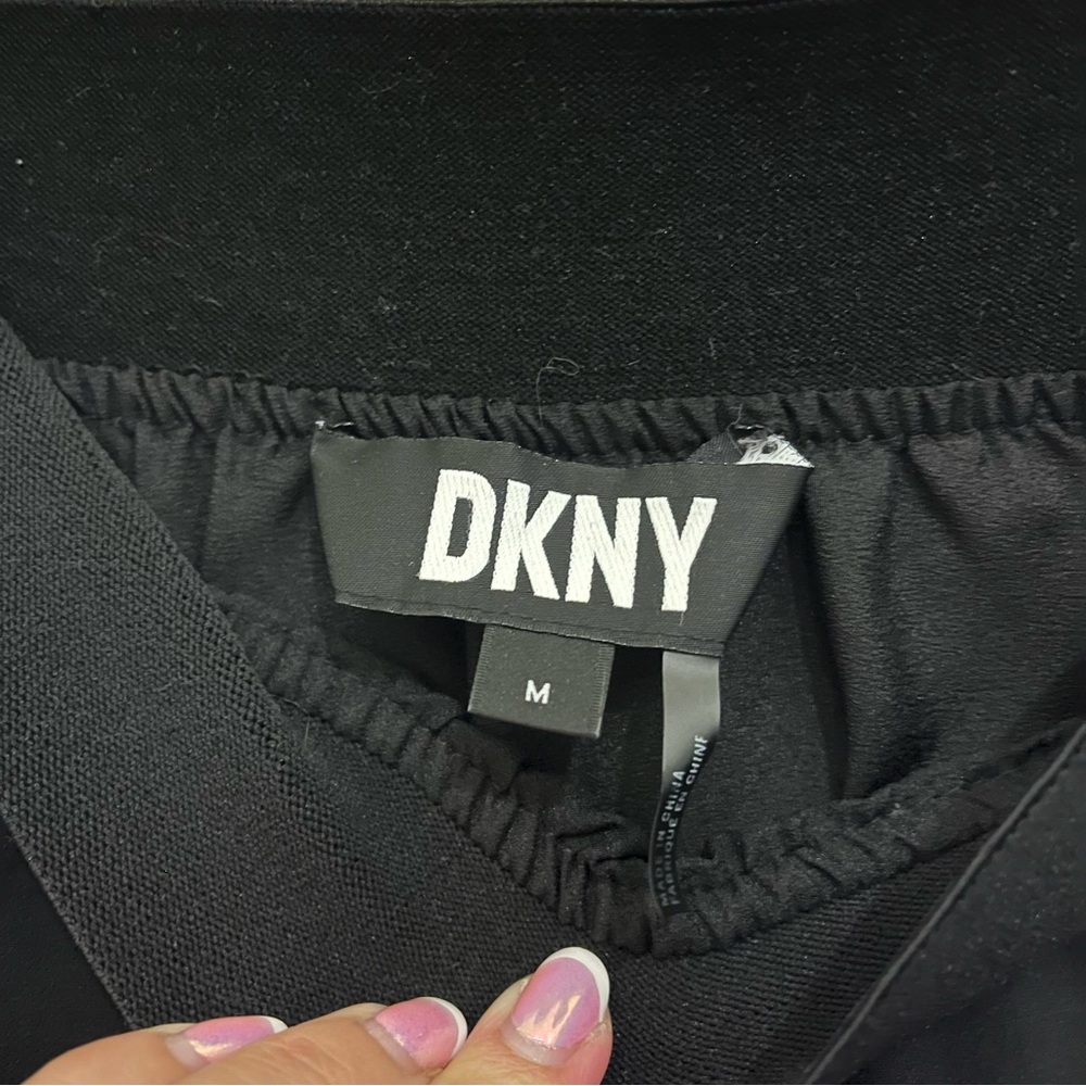 DKNY Black A-Line Women's Midi Skirt - Size M - Picture 3 of 11